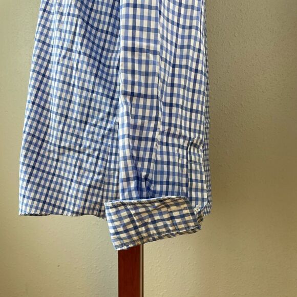 EUC Tommy Hilfiger Mens Long Sleeve Button Down Slim Fit Shirt Sz 16 1/2, 34-35 - Picture 4 of 7